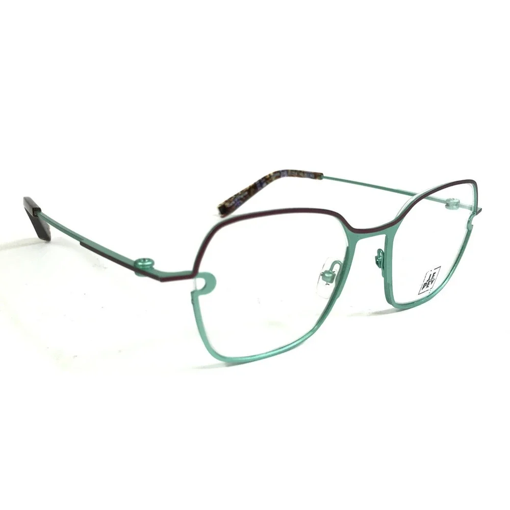 J.F. Rey Eyeglasses Frames JF2968 7040 Mint Green Bordeaux Semi Rim 50-19-143